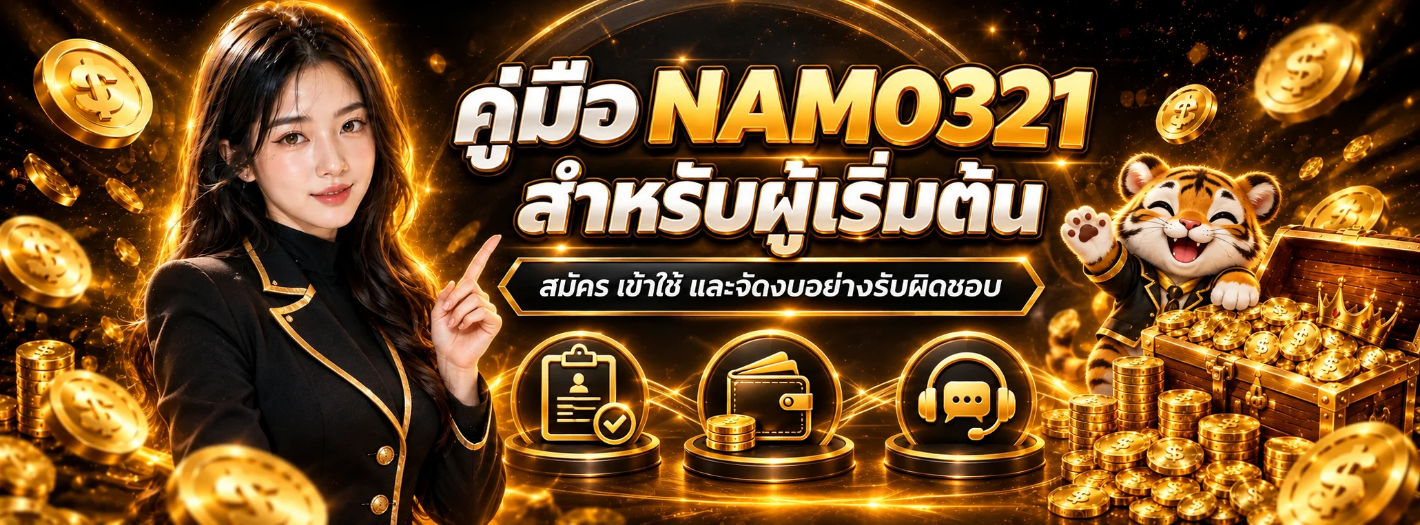 NAMO321 คู่มือผู้เริ่มต้น | สมัคร เข้าใช้ และตั้งงบ